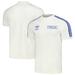 Men's adidas Originals Cream Italy National Team Raglan Three-Stripe T-Shirt