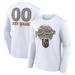 Unisex Fanatics Branded White Vegas Golden Knights Personalized Name & Number Leopard Print Long Sleeve T-Shirt