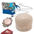 Magical Dreams,'Curated Gift Set with Necklace Cosmetic Bag & Decorative Box'