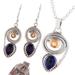 Wondrous Coil,'Curated Gift Set with Lapis Lazuli Citrine Necklace Earrings'