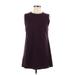Babaton Casual Dress - A-Line: Burgundy Solid Dresses - Women's Size Medium