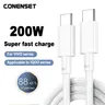 SUPERDART-Câble de chargeur rapide USB de type C à C pour Vivo iQOO 10 11 Pro 200W MAX