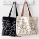 KISMIS-Sacs en toile de chats mignons de dessin animé sac à main pour femmes et hommes sac de