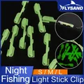 FLYSAND-Bâton de lumière de pêche de nuit clip ABS support de pointe de flotteur effet Shoous