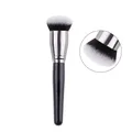 Pinceau de maquillage noir pour fond de teint brosse pour crème cheveux synthétiques outil pour