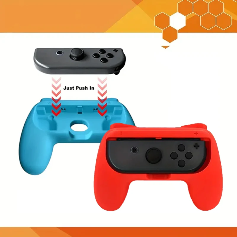 Convient pour 2 jeux de petits joystick Switch Joy Con/OLED NS, contrôleurs de jeu à joystick gauche et droit