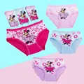 Sous-vêtements triangle Minnie Cartoon pour filles culottes pour enfants caleçons pour enfants