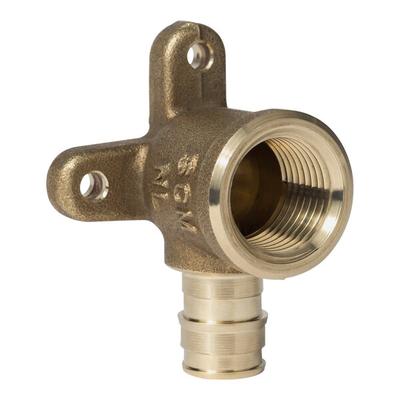 Sioux Chief 647WG2E3 Brass Tub / Shower Drop Ear Elbow Adapter - 1/2" Pex Expansion x 1/2" FIP
