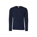 No Excess Pullover Crewneck Garment Dyed + Stone Washed Herren night, Gr. XXXL, Baumwolle, Männlich