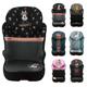 Nania - Start I FIX 106-140 cm R129 i-Size Booster car seat with isofix Attachment - for Children Aged 5 to 10 - Height-Adjustable headrest - Reclining Base - Made in France (Minnie)