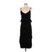 Gianni Bini Casual Dress - Party V-Neck Sleeveless: Black Print Dresses - Women's Size X-Small