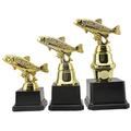 INOOMP 3pcs Party Trophy Trophies Winner Trophy Cup Best Costume Trophy Halloween Trophy Awards Gold Trophy Fishing Decor Kids Gift Fishing Shaped Trophy Cup Doll Child Fish Shape Plastic