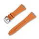 CRAFTER BLUE TS01 Straight End Watch Band FKM Rubber Watch Strap Replacement for Tissot PRX 40mm 410/407 Quartz/Automatic Versions, Orange