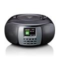 Lenco SCD-860 - tragbares CD-Radio - DAB+ und FM Radio - Bluetooth - Toploader CD-Player - 2,4 TFT Display - Zwei Weckzeiten - 2 x 2 Watt RMS - 5 Speichertasten - schwarz