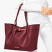 Michael Kors Bags | Michael Kors Emilia Large East West Tote Bag Dark Cherry Color Nwt | Color: Purple/Red | Size: Large