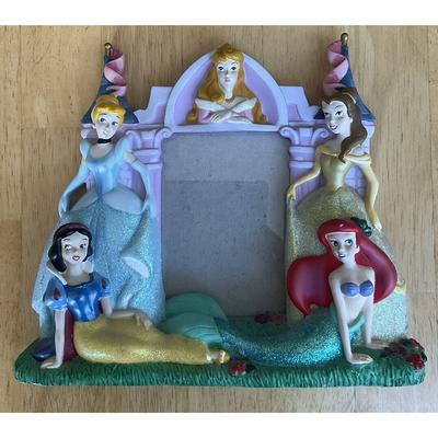 Disney Other | The Disney Store Princesses Resin Picture Frame Fits 3 1/2x 5” Picture, Read | Color: Blue | Size: Os