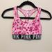 Pink Victoria's Secret Intimates & Sleepwear | Pink Victoria’s Secret Pink Tie Dye Sports Bra Size Small | Color: Pink/White | Size: S