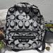 Coach Bags | Coach Signature Poppy Backpack | Color: Black/Silver | Size: Os