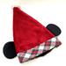 Disney Accessories | Disney Adult Mickey Mouse Christmas Holiday Santa Hat | Color: Black/Red | Size: Os