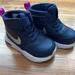 Nike Shoes | Nike Toddler Girl Baby High Top Sneakers Tennis Shoes Blue Purple New | Color: Blue/Purple | Size: 5bb