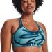 Under Armour Intimates & Sleepwear | Nwot Under Armour Women Infinity Printed Mid Sport Bra Cosmo Blue Sz S $45 3c551 | Color: Blue/Green | Size: S