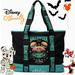 Disney Bags | Nwt Disney Mickey Mouse Pumpkin Glow In The Dark Halloween Official Tote | Color: Black/Orange | Size: Os