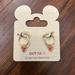 Disney Accessories | Nwt Disney Parks Collection Pink October Birthstone Crystal Hoop Earrings | Color: Pink | Size: Osbb