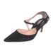 Michael Kors Shoes | Michael Kors Suede Slingback Kitten Heels | Color: Black | Size: 6.5