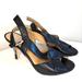 Michael Kors Shoes | Nwot Michael Kors Black Leather Strappy Sandal Heels | Color: Black/Tan | Size: 6