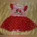 Disney Dresses | Minnie Mouse Dress | Color: Red/White | Size: 12mb