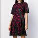 Anthropologie Dresses | Anthropologie Koch Twisting Dotted T-Shirt Dress | Color: Black/Pink | Size: 6