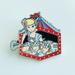 Disney Accessories | Disney Pin 2022 Toy Story 4 Mystery Collection Bo Peep & Sheep | Color: Blue/Red | Size: Os