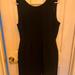 Madewell Dresses | Madewell 1937 Black Dress V Neck Back Zipper Size 12 | Color: Black | Size: 12