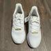 Adidas Shoes | Nwt Adidas Sneaker White And Gold | Color: Gold/White | Size: 11