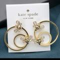 Kate Spade Jewelry | Nwt Kate Spade Picnic Perfect Bee Hoops W/Dust Bag | Color: Black/Gold | Size: Os