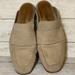Free People Shoes | Free People At Ease Loafer Beige Embossed Suede Leather Mulesf | Color: Cream/Tan | Size: 39eu