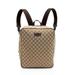 Gucci Bags | Gucci Gg Canvas Travel Large Backpack | Color: Brown | Size: 11.00" (L) X 5.50" (W) X 14.00" (H)