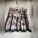 Anthropologie Skirts | Anna Sui For Anthropologie Skirt Size 8 | Color: Black/Pink | Size: 8