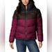 Columbia Jackets & Coats | Nwt Columbia Women's Puffect Color Blocked Jacket Black Purple Size 3x Msrp $200 | Color: Black/Purple | Size: 3x