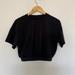 Lululemon Athletica Tops | Lululemon Women Crop Sweater Top Short Sleeve Black 4 | Color: Black | Size: 4