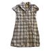 Burberry Dresses | Burberry Girls Dress Nova Check Tan Size 10 Short Sleeve Collar Button Down | Color: Tan | Size: 10g