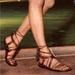 Free People Shoes | Nwot Free People Willow Wrap Sandals With Tassels | Color: Brown | Size: 8