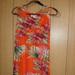 Nine West Dresses | Nine West Hawaiian Mini Dress Size 10 | Color: Green/Orange | Size: 10