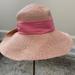 Nine West Accessories | Nine West Vintage Women’s Pink Straw Hat | Color: Pink | Size: Os