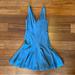Ralph Lauren Dresses | Nwt Ralph Lauren Blue Fit & Flare V Neck Dress S | Color: Blue | Size: S