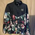 Nike Jackets & Coats | Nike Sportswear Floral Print Women Jacket. | Color: Black/Red | Size: M