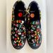 Disney Shoes | Mickey & Minnie Mouse Canvas Slip On Shoes/Sneakers 7 | Color: Black/Red | Size: 7