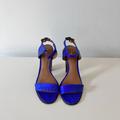 Coach Shoes | Coach Blue High Heel Sandals Size 9 | Color: Blue | Size: 9