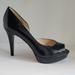 Nine West Shoes | Nine West Constance Black Platform Heels Size 6 | Color: Black | Size: 6