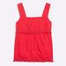 J. Crew Tops | Nwt J.Crew Women's Warm Cerise Fringe Tank Top | Color: Red | Size: Various
